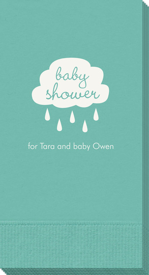 Baby Shower Cloud Guest Towels